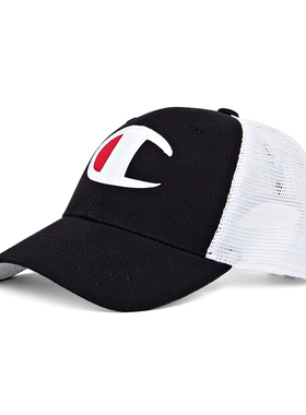 Champion冠军鸭舌帽男女通用情侣潮流经典大C标网眼弯檐棒球帽集C