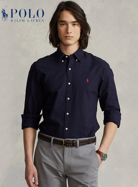 正品Ralph Lauren拉夫劳伦经典版牛津棉衬衫男长袖衬衣小马标