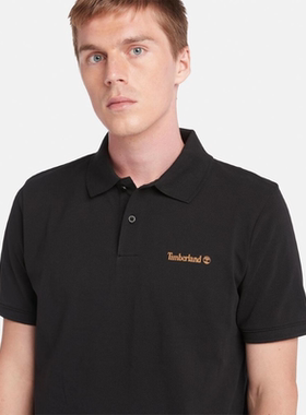 正品TIMBERLAND添柏岚polo衫男夏季新款户外休闲凉感透气翻领短袖