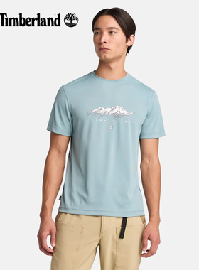 断码清仓】TIMBERLAND添柏岚短袖男凉感透气印花休闲运动T恤衫夏