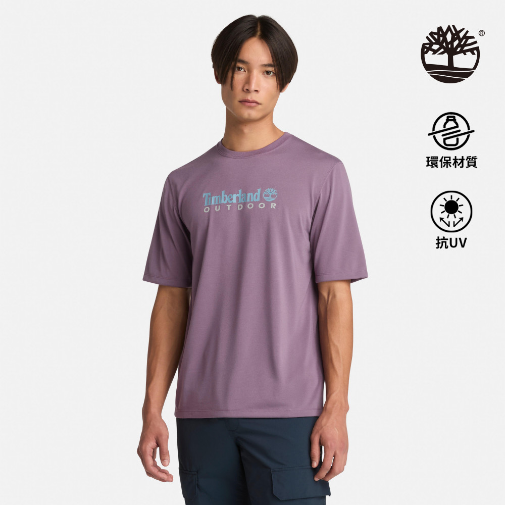 添柏岚短袖T恤男针织LOGO印花