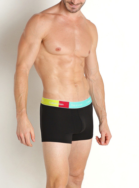 Calvin Klein/凯文克莱CK男士平角内裤舒适棉质四角底裤NB3414