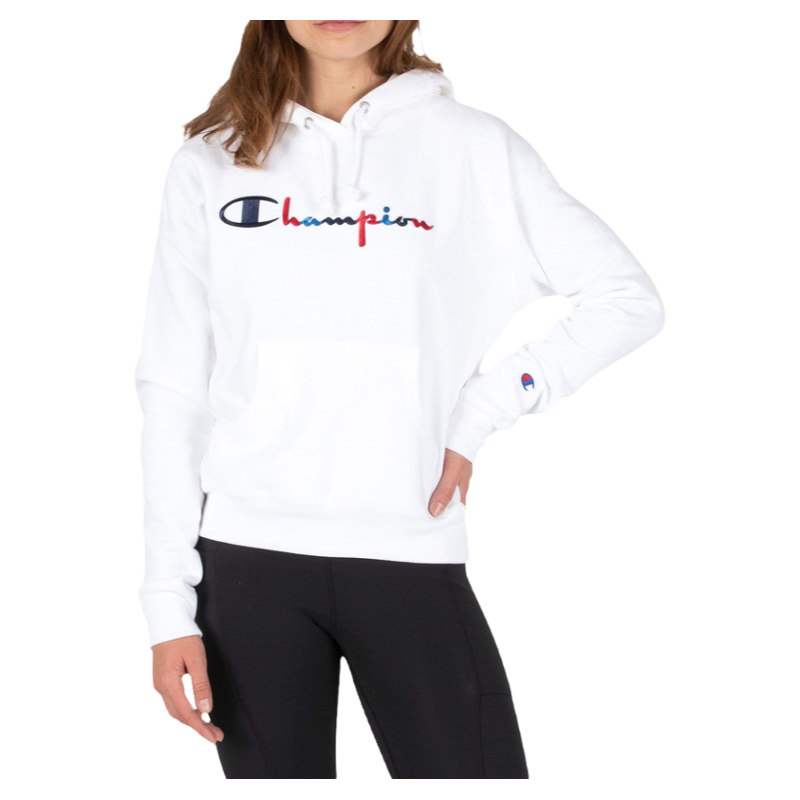 CHAMPION冠军加绒刺绣logo卫衣女