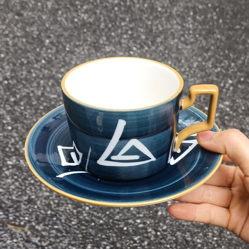 食魔师手绘陶瓷咖啡杯碟套装