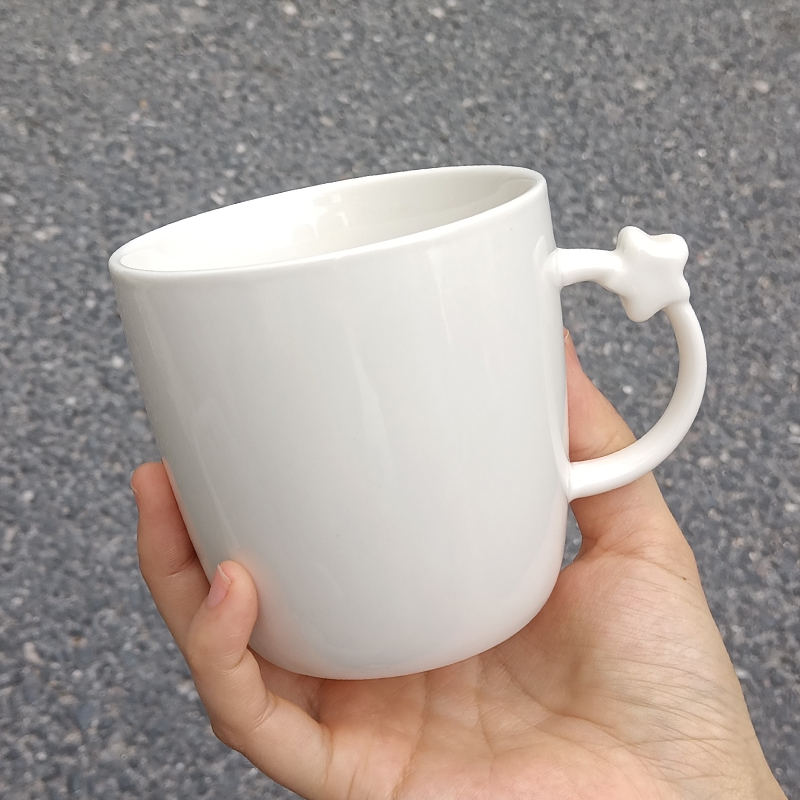 食魔师可爱陶瓷马克杯尾货清仓处理家用早餐杯办公室喝水杯 380ML