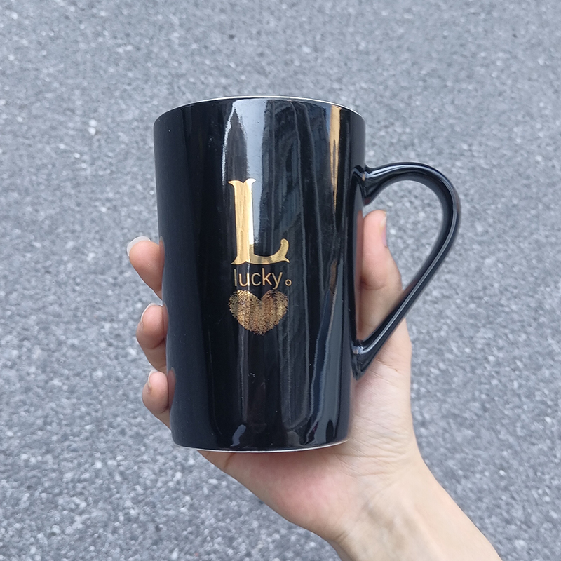 食魔师指纹字母陶瓷马克杯