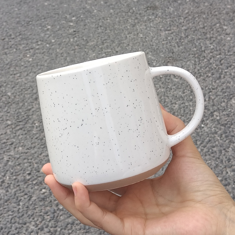 食魔师简约陶瓷马克杯尾货清仓处理家用早餐杯办公室喝水杯 450ML