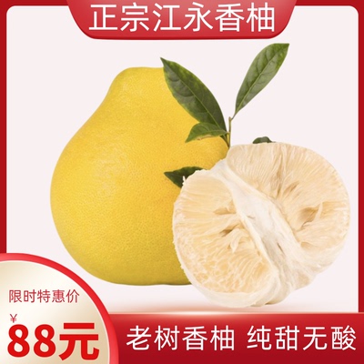 【25～27斤】正宗湖南江永香柚纯甜无酸老树香柚甜蜜多汁永州特产