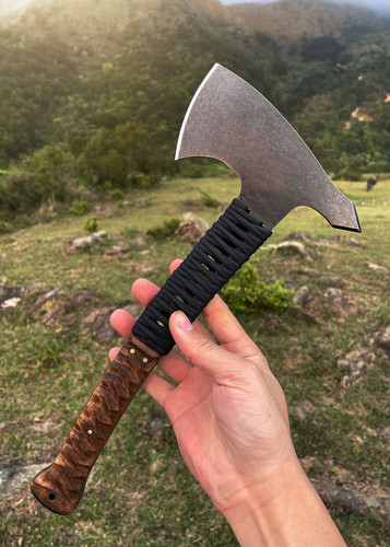 华匠坊高硬度高品质开山防身斧头