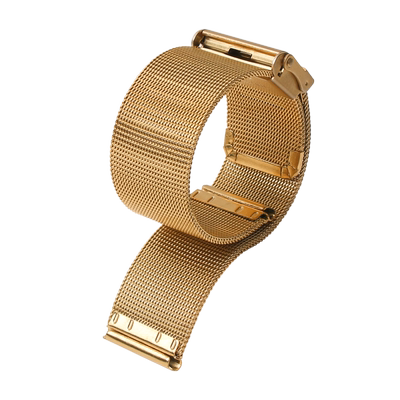 米兰尼斯钢带 适用于DW浪琴CK雷诺OB劳士顿表带男女超薄金属网带