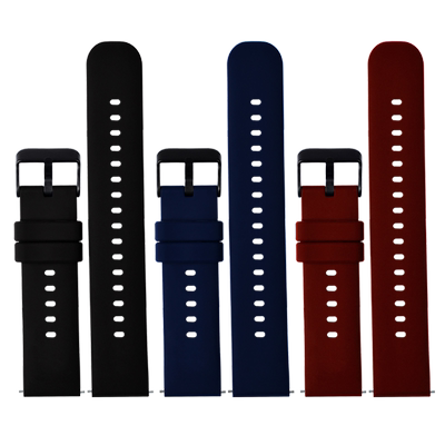 适配华为WATCH 3智能腕表 华米 三星防水硅胶手表带男20 22mm快拆