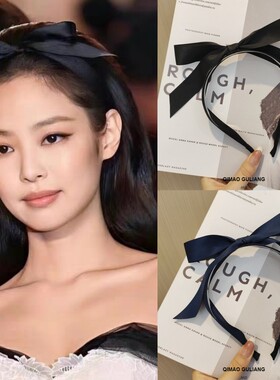 金智妮同款蝴蝶结立体发箍