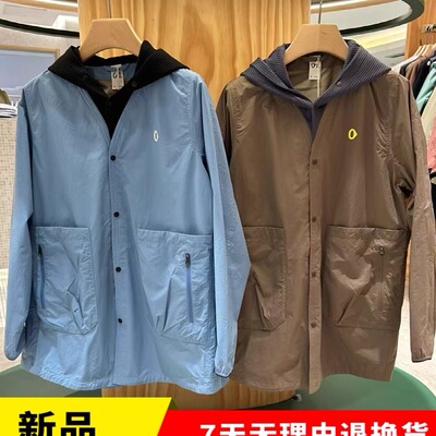 2025年零素然女士新品春户外运动轻量梭织拼接外套A0251JA05