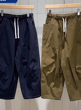 2025年素然专比夏季新品女士户外运动八分防泼水直筒裤A0251PA20