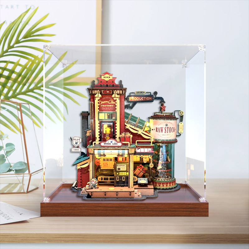 贤月适用若客 若来diy小屋礼物工厂姜饼屋旋转木马小熊餐吧防尘罩展示盒,文具电教/文化用品/商务用品,书报架/展示架,淘宝优惠券,粉丝福利购,淘宝优惠卷