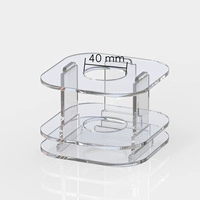 Прозрачная большая отверстие [открытое отверстие 40 мм]