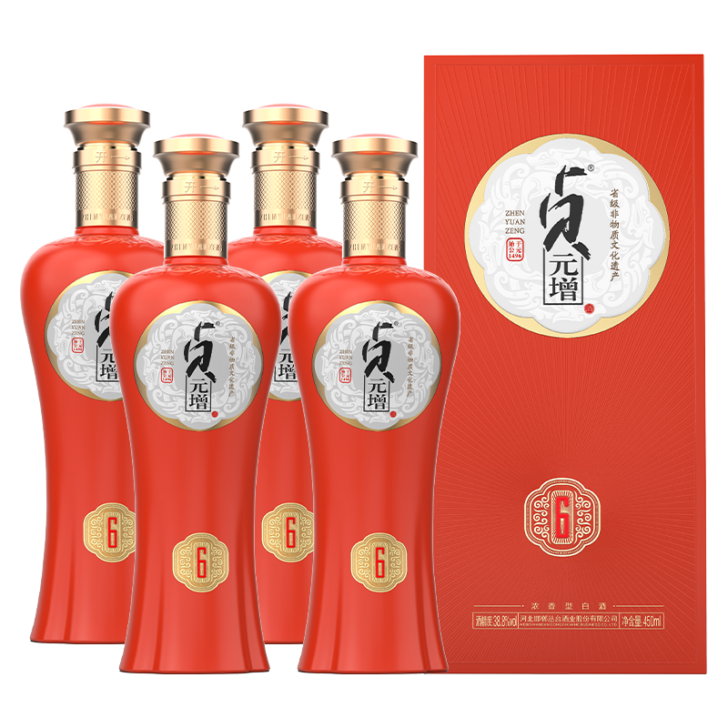 丛台酒38.8度贞元增(红)