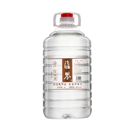 泸界酒纯粮食 60度红高粱5L*1桶装泡酒浓香型高度白酒