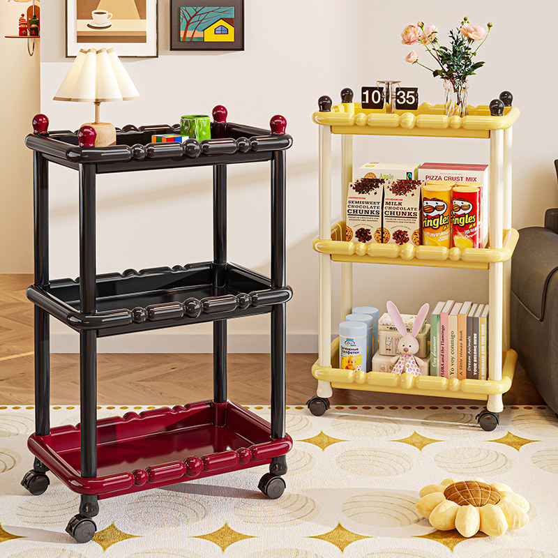 多巴胺小推车多层零食玩具置物架