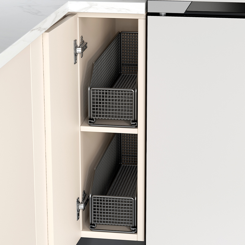 下水槽拉篮储物盒橱柜内抽