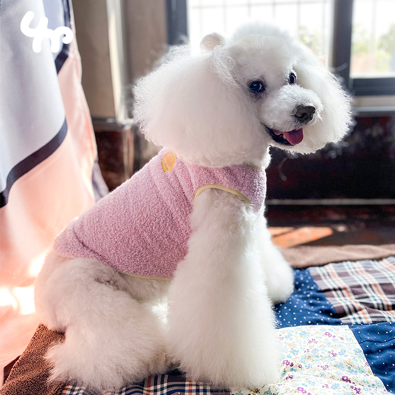 宝眷狗狗猫咪衣服毛绒背心宠物服饰保暖柔软舒适耐穿网红马甲