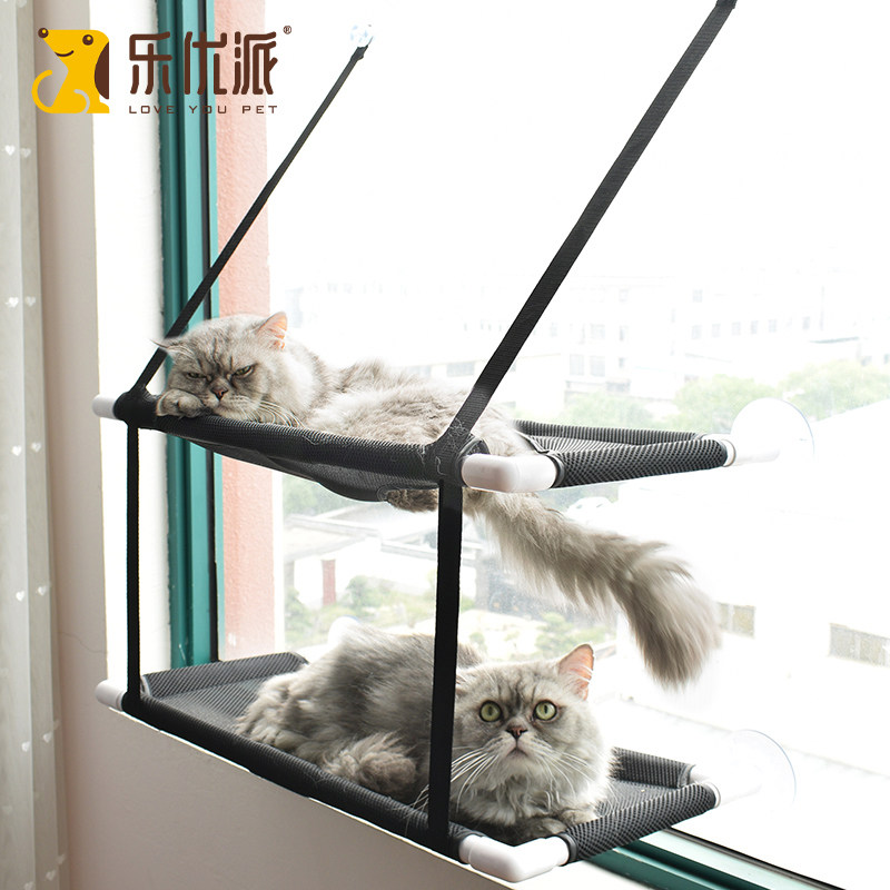 乐优派猫咪玻璃吊床吸盘式吊篮窗户挂窝晒太阳猫窝宠物床离地用品属于什么档次？