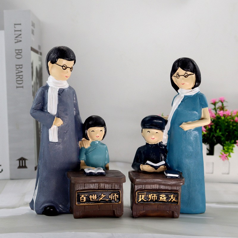 毕业季学生送老师工艺礼品摆件教师节恩师模型圣诞生日新年礼定制