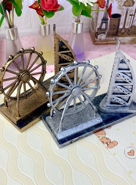 1055创意仿古摩天轮 复古摆件 学生礼品定制
