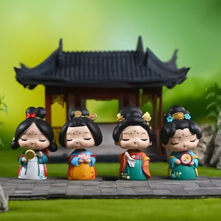 新品爆款家居摆件车载摆件唐仕女摇头摆件工艺品客厅装饰品礼定制