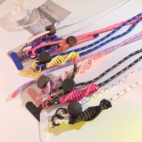 新款手工长款斜跨链结实耐用编织绳可调节侧挂链条简约小众背定制