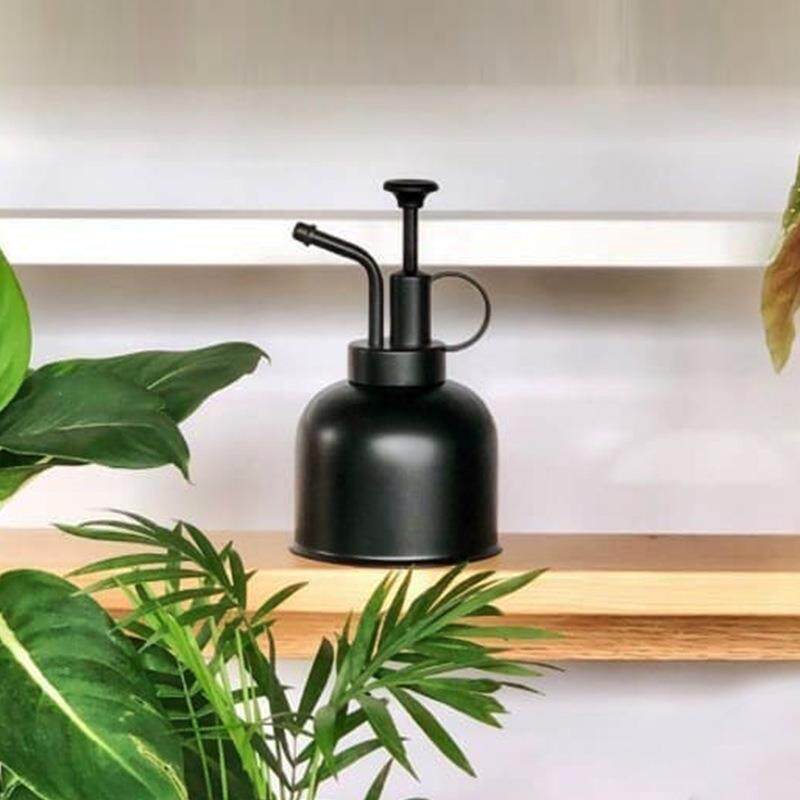 不锈钢喷壶浇花家用绿植淋花复古黑色小型迷你园艺金属喷水壶定制