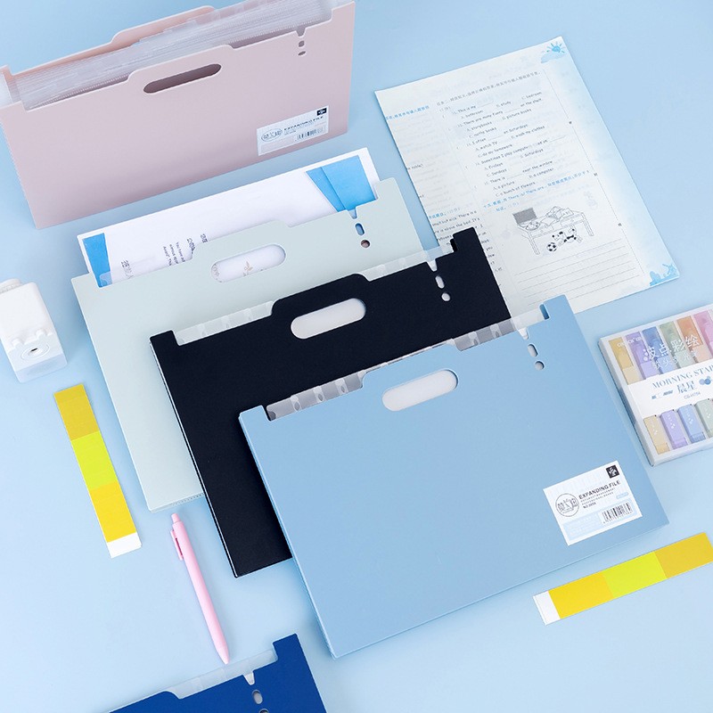 多功能大容量收纳资料手提风琴包13层试卷文件袋办公用品定制