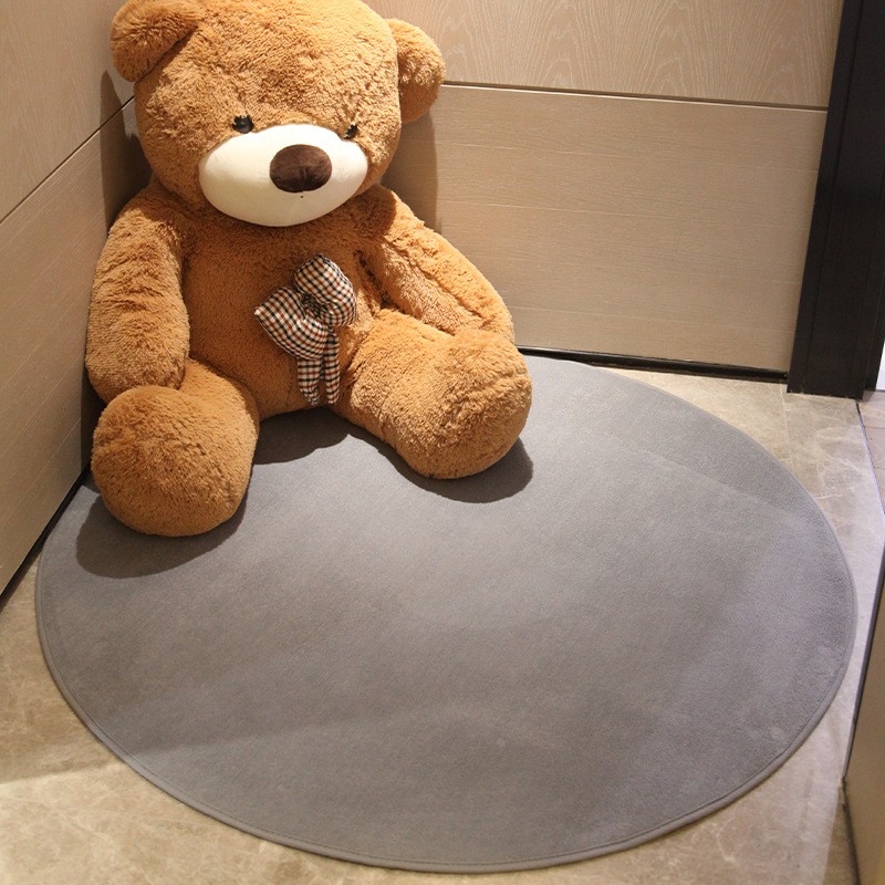 圆形地毯卧室客厅儿童吊篮电脑椅地垫吊椅垫子茶几毯床边简约定制