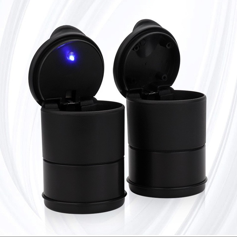 汽车内饰用品 4S 汽车LED烟灰缸 创意车载烟灰缸LED带灯车用定制