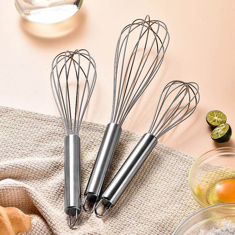 厨房工具 搅蛋器 8，10，12寸 不锈钢打蛋器 手动捣蛋器