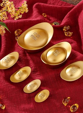 仿真实心元宝道具办公室摆件家居工艺品开业活动礼品定制