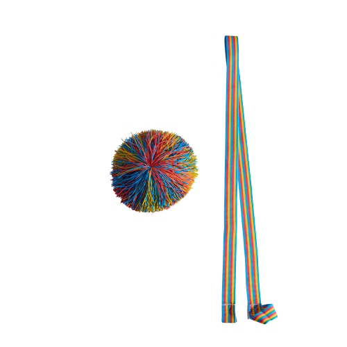 迪卡侬儿童带绳可拆卸毽子