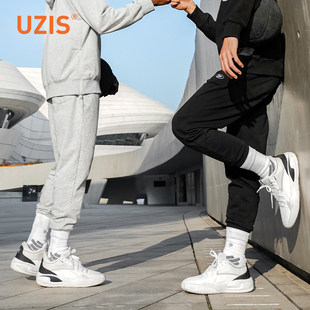 针织卫裤 训练春季 子男宽松束脚休闲扎袜篮球针织美式 UZIS运动长裤