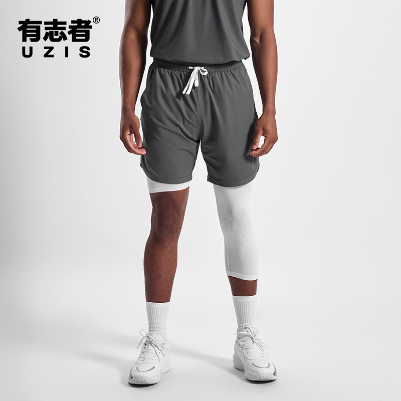 有志者UZIS运动短裤男简畅