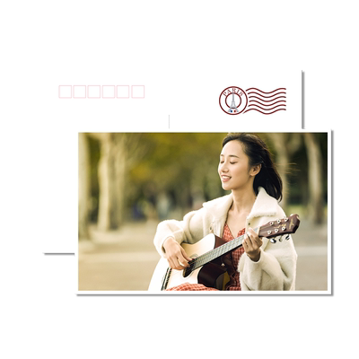 卡范明信片定制满天星镭射卡片