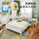 现代简约木床 IKEA宜家汉尼斯床架侘寂风双人床实木床主卧欧式