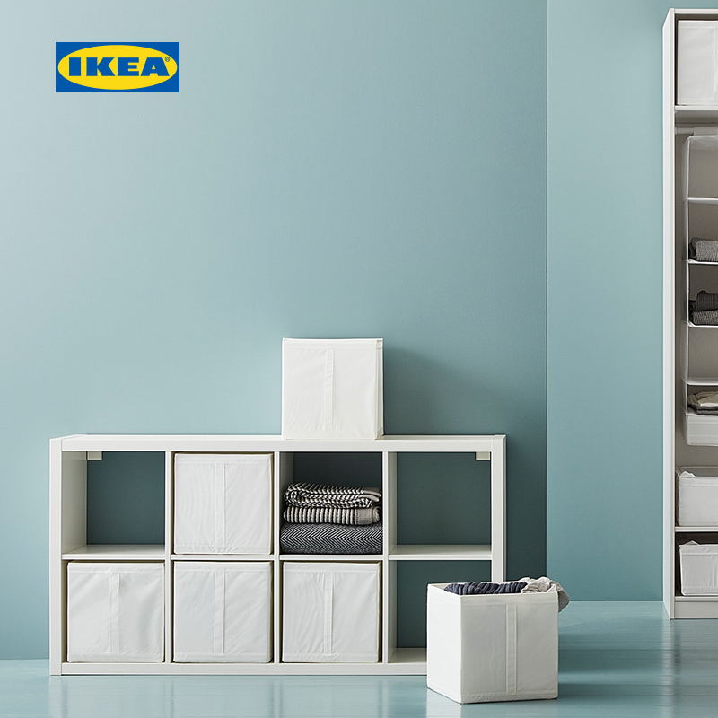 IKEA 宜家 SKUBB思库布家用收纳盒收纳篮衣服内衣收纳整理布艺鞋盒