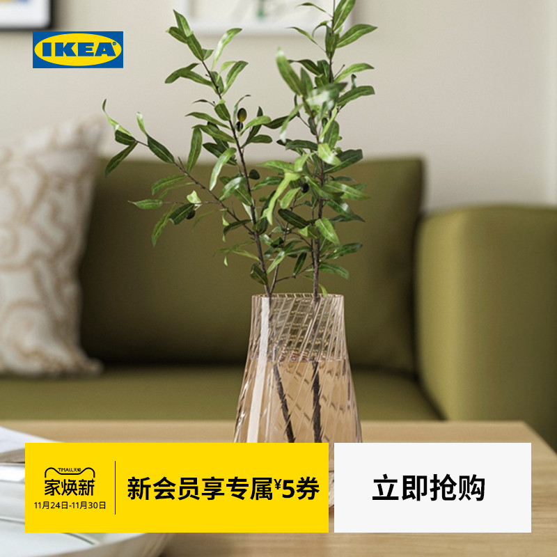 IKEA宜家帕斯卡莱玻璃花瓶