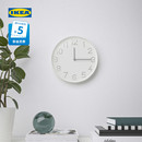 家用时钟 IKEA宜家TROMMA图洛玛挂钟客厅钟表简约北欧时尚