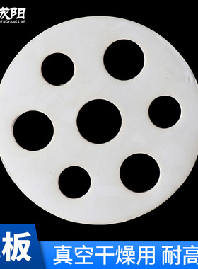 干燥器用瓷板白色陶瓷置物板耐高温耐腐蚀化学教学实验室用
