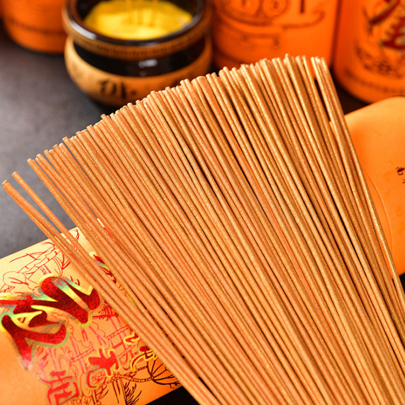 适用财神香供香无烟檀香观音金香家用礼佛室内香线香竹签香a0712