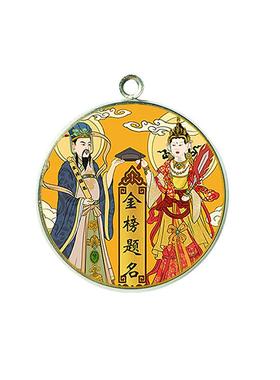 适用【金榜题名】孩子学业有成考试满分前程似锦时光宝石合金吊坠