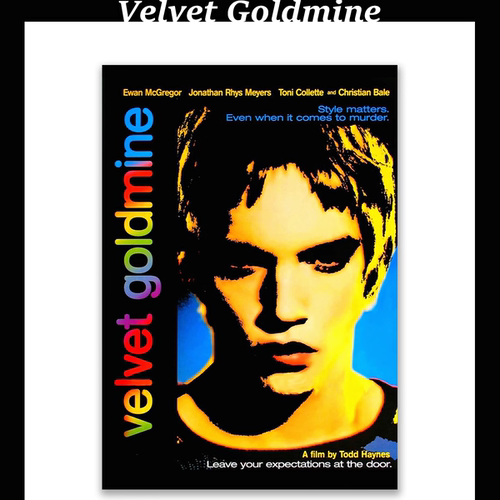 《Velvet Goldmine》自制电影海报装饰画天鹅绒金矿纸醉金迷伊万
