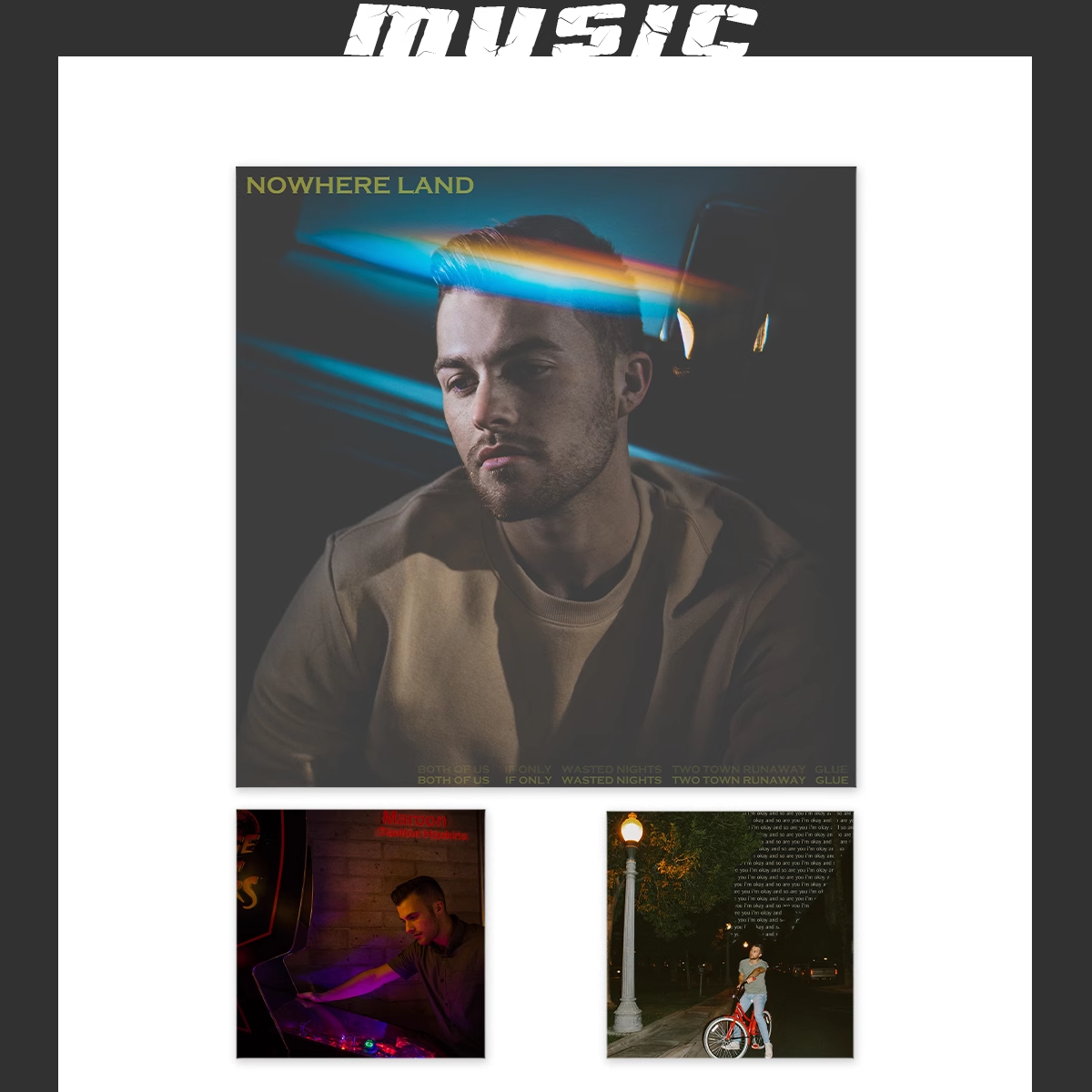 音乐海报正方形装饰画