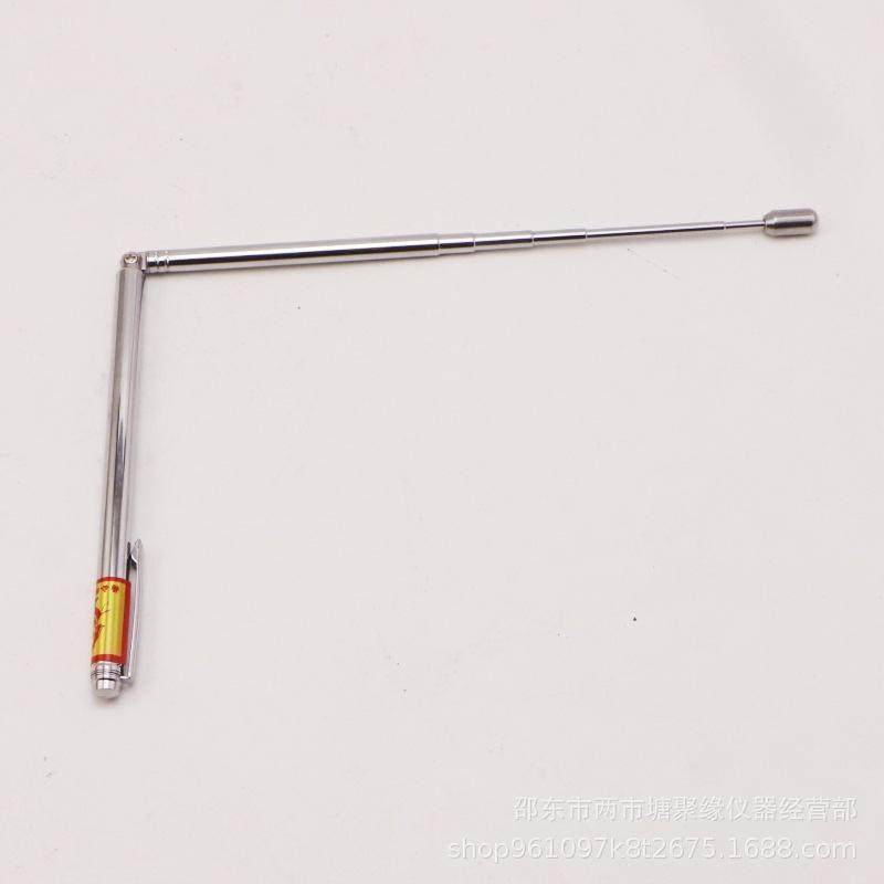 厂家直供不锈钢纯铜天线伸缩式折叠寻龙尺一对探测棒水脉爆款